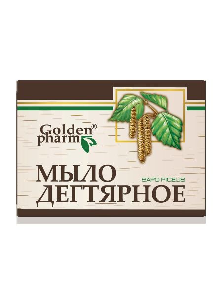 Дегтярное мыло от прыщей березовый деготь