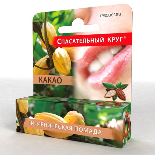 Гигиеническая губная помада Спасатель какао уход за губами каждый день